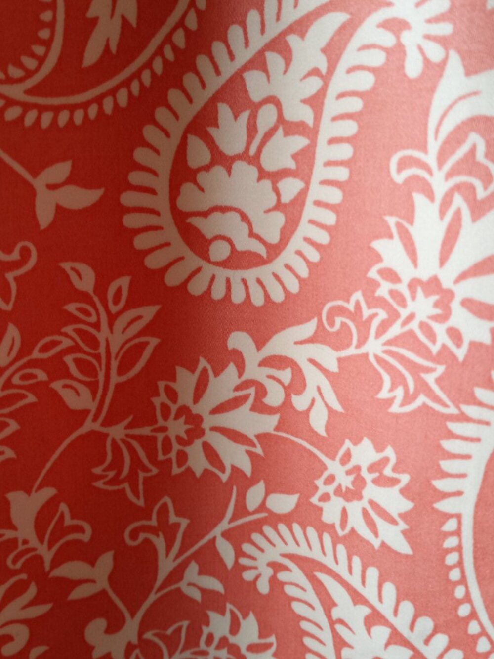 'Brooks Brothers' Paisley Skirt Size 6 Lined Pale Pink/White EUC - Picture 5 of 5